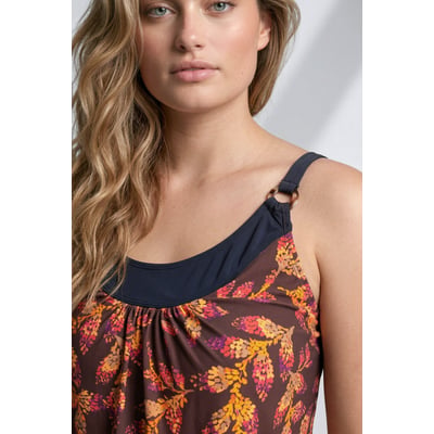 Tankini motif feuilles ULLA POPKEN