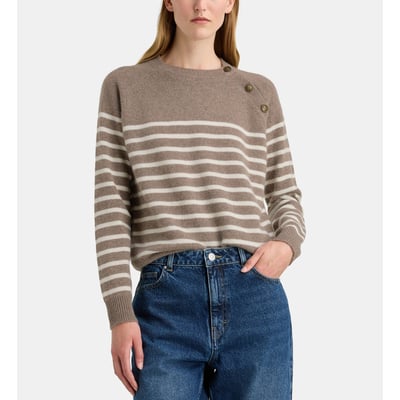 Pull marinière droit fouesnant cachemire GALERIES LAFAYETTE