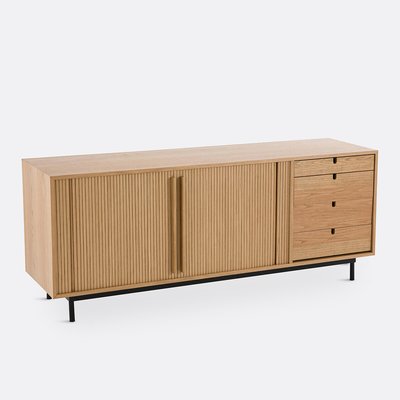Sideboard Strio mit Schiebetüren, Eichenfurnier LA REDOUTE INTERIEURS