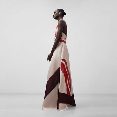 Robe longue imprimée ADOLFO DOMINGUEZ
