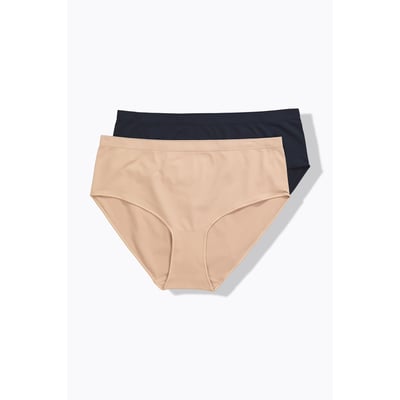 Lot de 2 culottes midi, sans coutures ULLA POPKEN