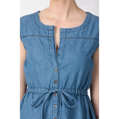 Robe sans manches chambray bleached EGLE RICA LEWIS
