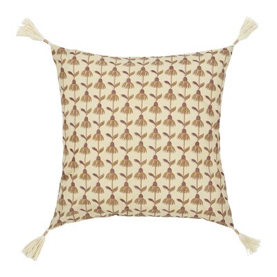 Housse de coussin DAPHNE coton BLANC D’IVOIRE