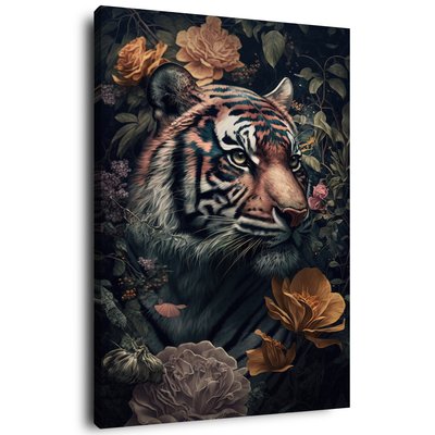 Tableau Mural Tigre Dans La Jungle ANIMAUX CEANOTHE