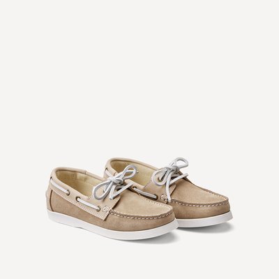 Mocassins bateau en cuir à lacets LA REDOUTE COLLECTIONS