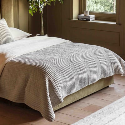 Cotton Velvet Stitched Bedspread ÉDITÉ