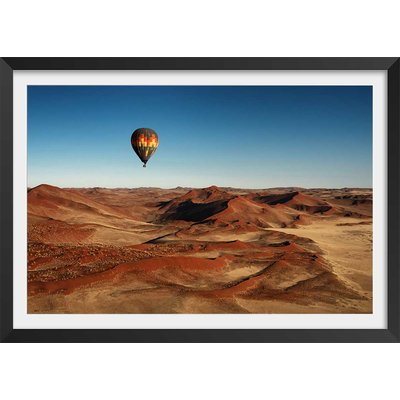 Affiche vol au dessus du desert HEXOA