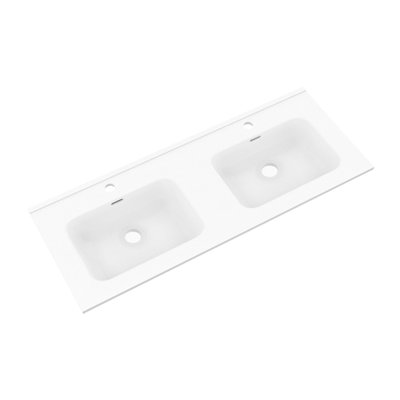 Vasque Kosmik céramique 120cm blanc brillant KOSMIK ALLIBERT