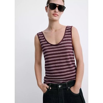 Top lin col rond MANGO