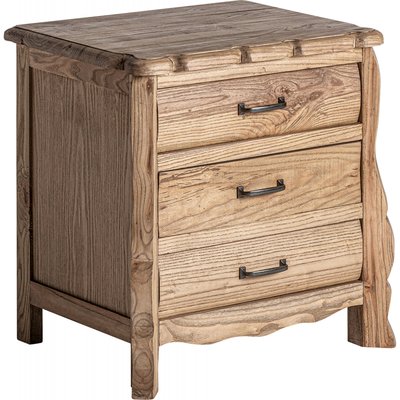 Table de chevet en bois d'orme, Brixton RECOLLECTION