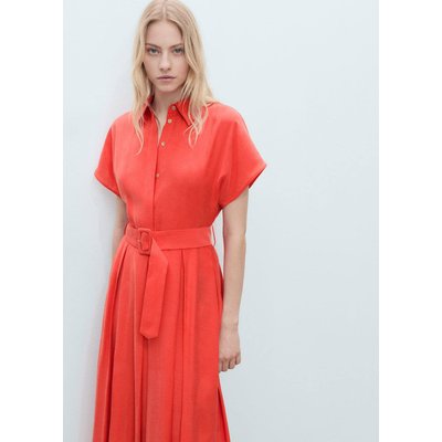 Robe midi évasée ceinture MANGO