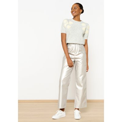 Pantalon métallisé en similicuir LOLALIZA