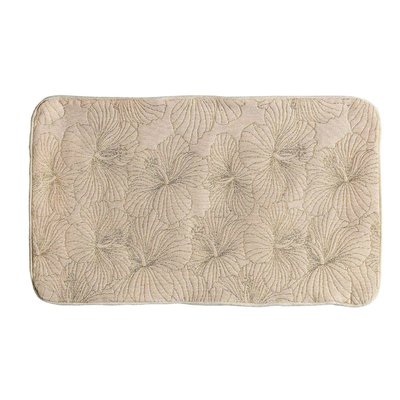 Housse de coussin aux fleurs d'hibiscus LINDER