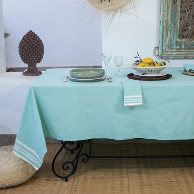 Nappe + 8 serviettes coton MAHDIA FEBRONIE