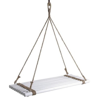 Plateau suspendu en bois teinté blanc AUBRY GASPARD