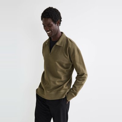 T-shirt manche longue col polo en coton BIO GOTS MONOPRIX