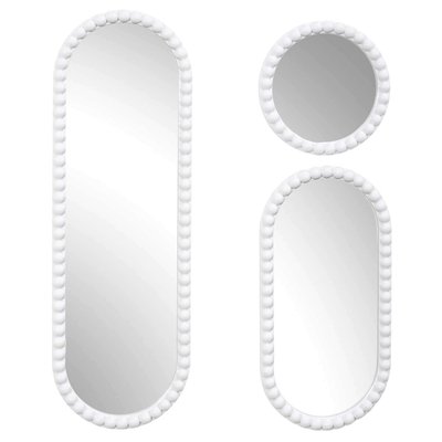 Lot de 3 miroirs ronds et ovales THE HOME DECO FACTORY