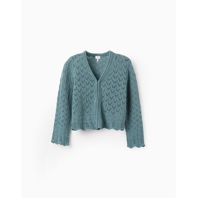 Gilet en Maille Ajourée ZIPPY