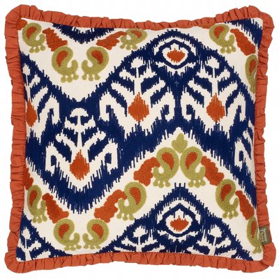 Henderson Embroidered Cotton Filled Cushion PAOLETTI