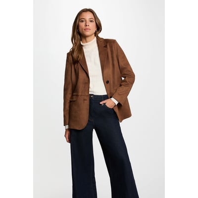 Blazer de antelina MORGAN