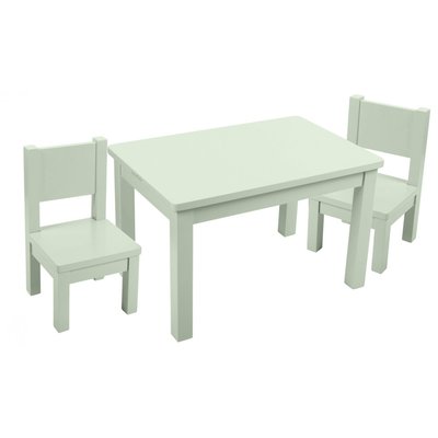 Ensemble Table et Chaises Enfant Montessori Vert Amande 1-4 ans PIOUPIOU ET MERVEILLES