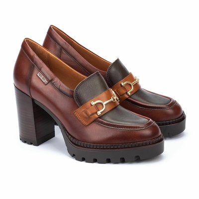 Mocassins à talon Cervera, cuir PIKOLINOS