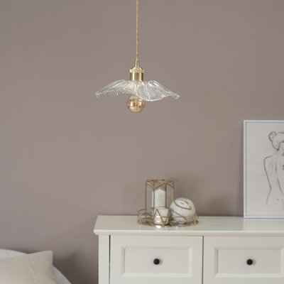 Glass Flower Pendant Ceiling Light SO'HOME