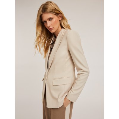 Blazer à simple boutonnage en tissu technique avec doublure intérieure ton sur ton MOTIVI