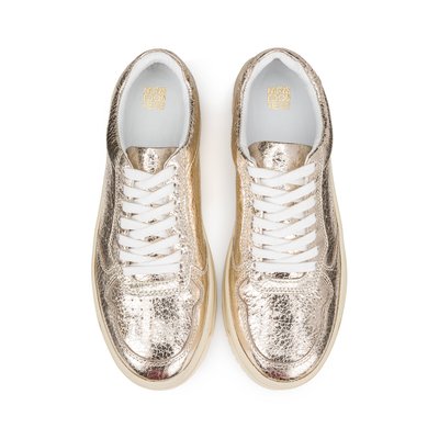 Zapatillas de piel metalizada LA REDOUTE COLLECTIONS