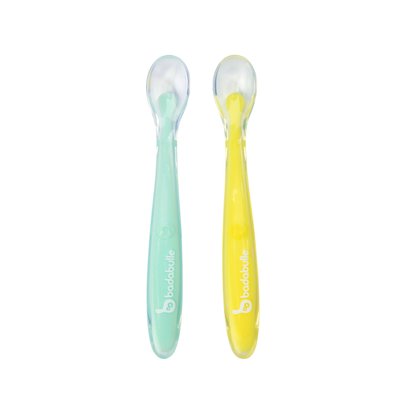 Lot de 2 cuillères en silicone BADABULLE