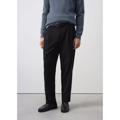 Pantalon relaxed-fit pinces MANGO MAN