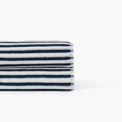 Drap de bain coton double face COMBO CARRE BLANC