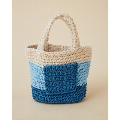 Kit Crochet Sac cabas Saphir PINGOUIN