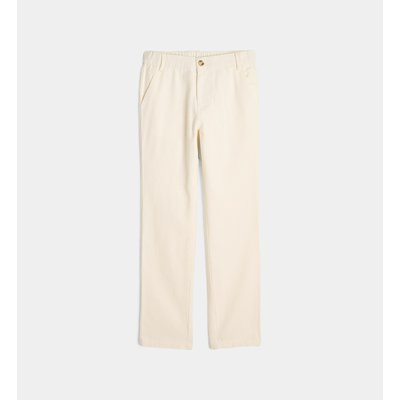 Pantalon Droit Alunis En Sergé De Coton Bio CADET ROUSSELLE