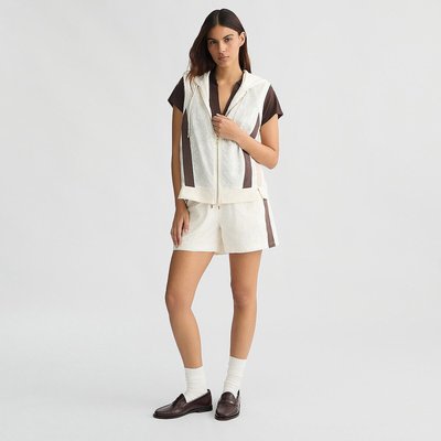 Veste sans manches en coton avec broderies LIU JO