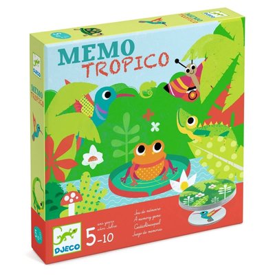 Jeu de mémoire Mémo Tropico DJECO