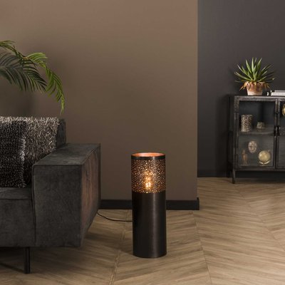 Lampadaire noir effet étoilé 60 cm RALF PIER IMPORT