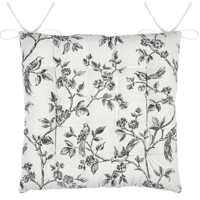 Lot de 4 galettes de chaise à nouettes CLARINE DECORATIE