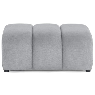 Pouf en tissu texturé, DEBBIE LISA DESIGN