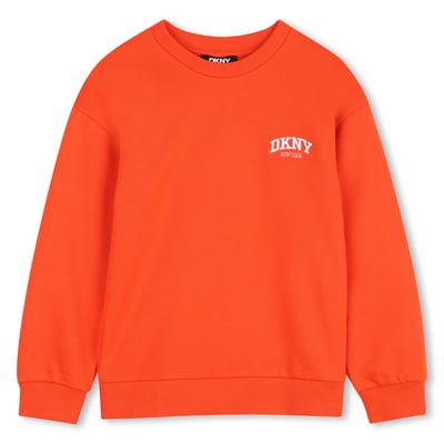 Sweat col rond siglé DKNY