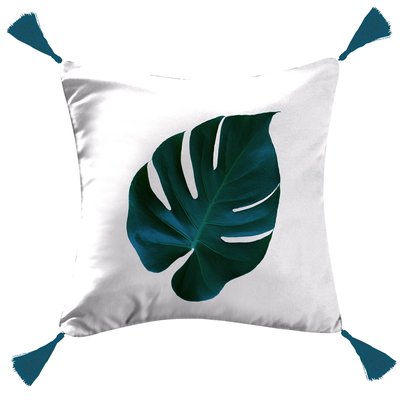 Coussin pompons Tropical Brazilia DOUCEUR D'INTÉRIEUR