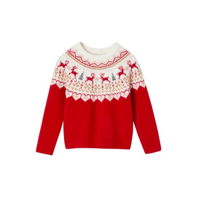 Pull jacquard de Noël NOEL VERTBAUDET