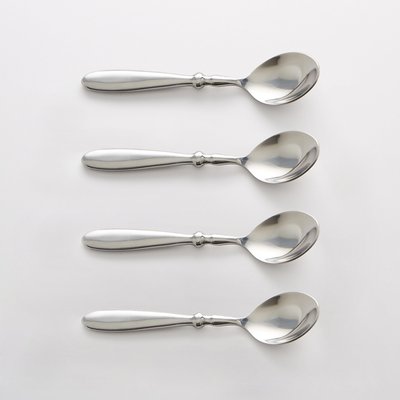 Комплект из 4 кофейных ложек из нерж. стали, RAKINEN LA REDOUTE INTERIEURS