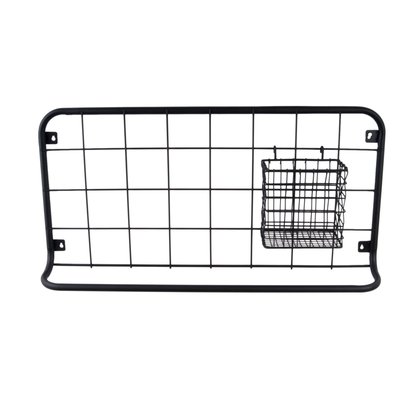 Etagère de cuisine Open Grid avec crochets et panier de rangement PRESENT TIME