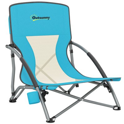 Chaise de plage pliante légère poids net 2,2 Kg OUTSUNNY