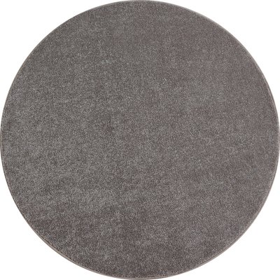 Tapis intérieur shaggy rond uni CALIFORNIE NAZAR RUGS