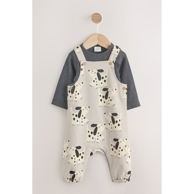 Ensemble salopette et body en jersey bébé NEXT