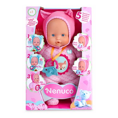 Nenuco Poupon 5 fonctions - Rose FAMOSA