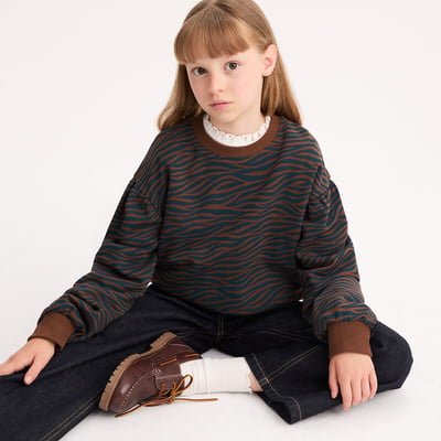 Sweat  imprimé animalier 18 mois-14 ans LA REDOUTE COLLECTIONS