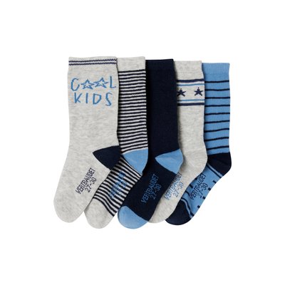 Lot de 5 paires de chaussettes "Cool Kids" VERTBAUDET